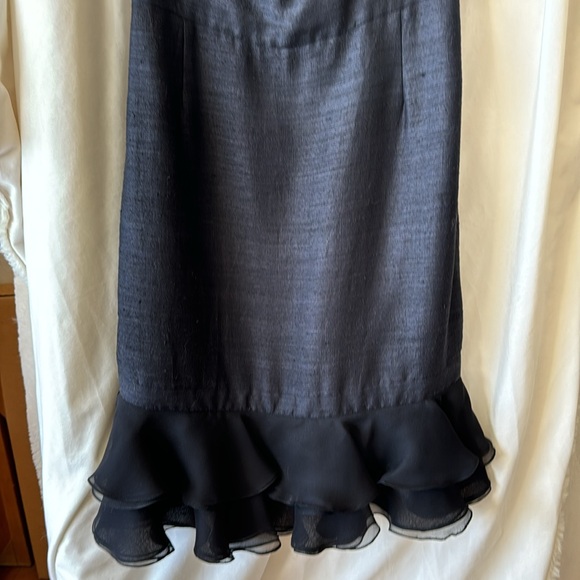Dennis Basso silk dress size 10 - Picture 7 of 11